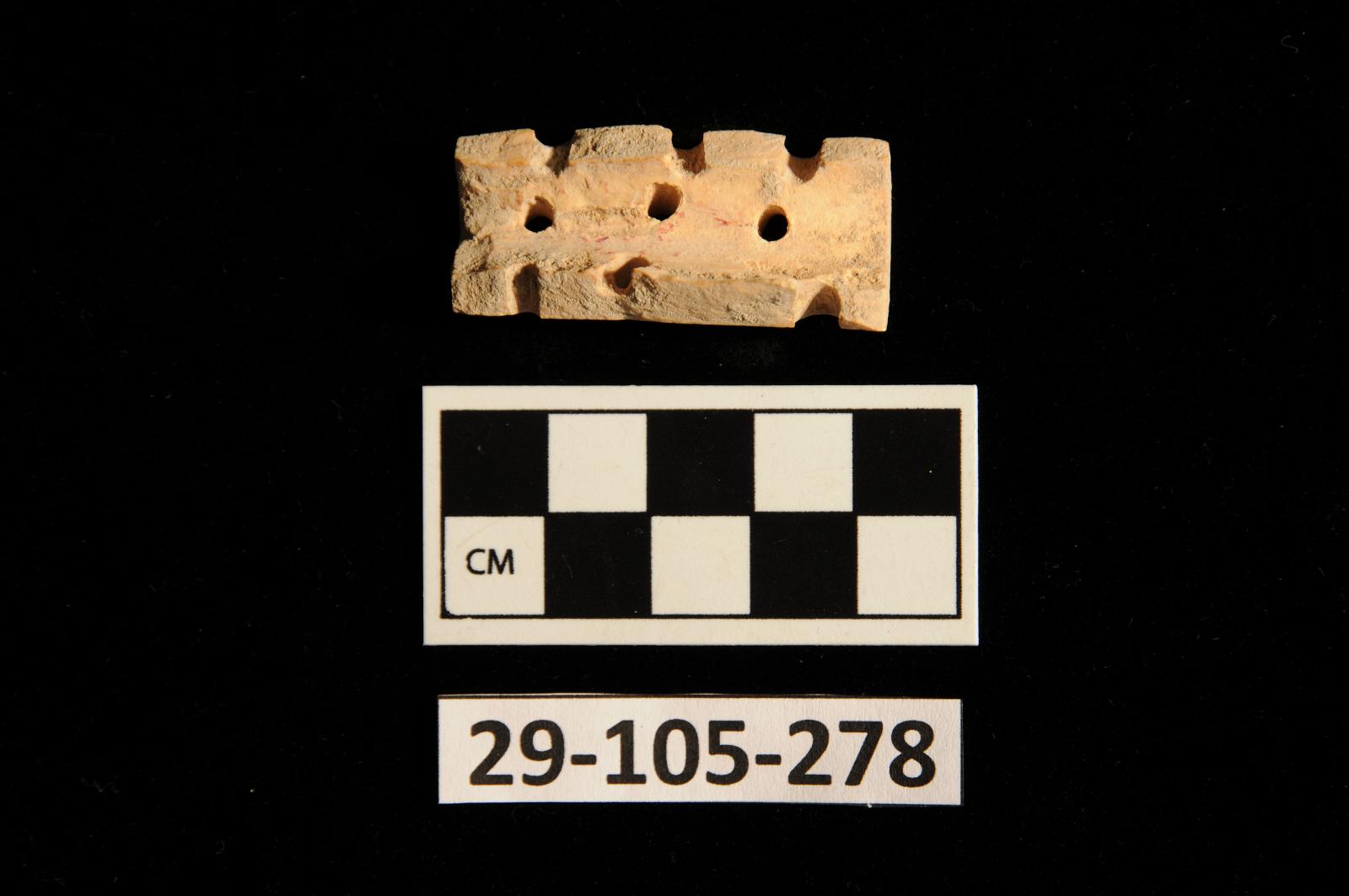Fragment of a Six Sided Piece of Ivory