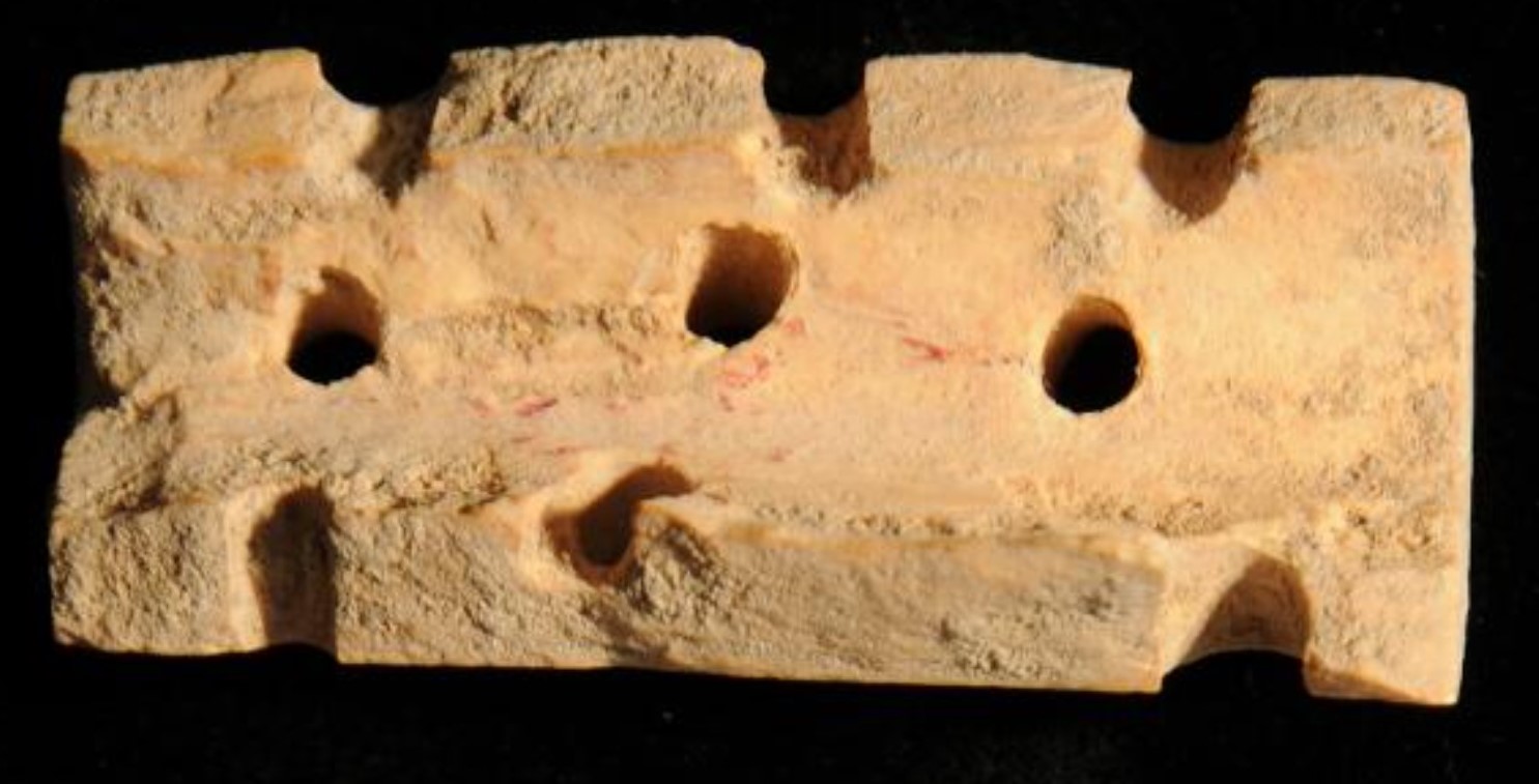 Detailed Fragment of a Six Sided Piece of Ivory